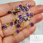 Amethyst Pendant, Genuine Amethyst Jewelry, February Birthstone Jewelry, Dainty Pendant, Bridesmaid Gifts, Graduation Gift, Gift for Her